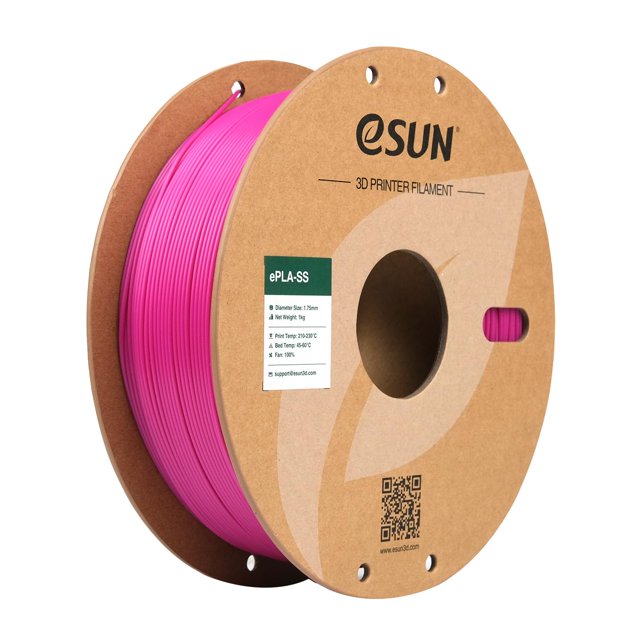 Filamento para impresora 3D eSun PLA Basic de 1,75 mm, bobina de 1 kg, color morado