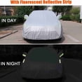 thumbnail image 3 of All Car Cover Full Sedan Covers With Reflective Strip Sunscreen  Dustproof&Waterproof UV Scratch-Resistant Universal XXL, 3 of 5