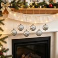thumbnail image 5 of 6Pcs Christmas Ball Ornaments Set, 2.36 Inch Shatterproof Plastic Xmas Tree Baubles, Holiday Hanging Decor for Christmas Tree Wreath Party, 5 of 9