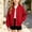 Red, variant on Lutiedan Girls Bomber Jacket Snap Button Long Sleeve Varsity Jacket Casual Lightweight Baseball Jacket with Pockets Size 4-15