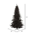 thumbnail image 2 of Vickerman 6.5' Black Fir Artificial Christmas Tree, Unlit, 2 of 4