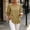 A05-Khaki, variant on Fall Women Blouse 3/4 Sleeve Ruffled Cotton Casual Womens Top Solid Loose Balloon Sleeve Tops