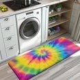 thumbnail image 3 of Rainbow Tie Dye Mandala Pattern Kitchen Rug Mat,Kitchen Runner Rugs Non Skid Washable,Decorative Kitchen Floor Mats for Kitchen,Sink,Laundry,17"x47.2", 3 of 7