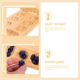 thumbnail image 3 of 1 Set Mancala Board Game Toy Foldable Wooden Mancala Gemstone Chess Toy, 3 of 9