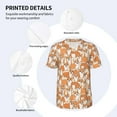 thumbnail image 3 of KLL Corgi Animal for Men's Baseball Shirts,Short Sleeve Casual Shirts Button Down Shirt for Men Beach Summer Wedding Shirt-XX-Large, 3 of 7