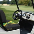 thumbnail image 3 of Garronmavis Jamaica Flag Style Golf Cart Seat Cover Replacement Soft and Comfort Golf Cart Elastic Seat Covers Universal Fit All Brand Decor Accessiores for Four Seasons, 3 of 6