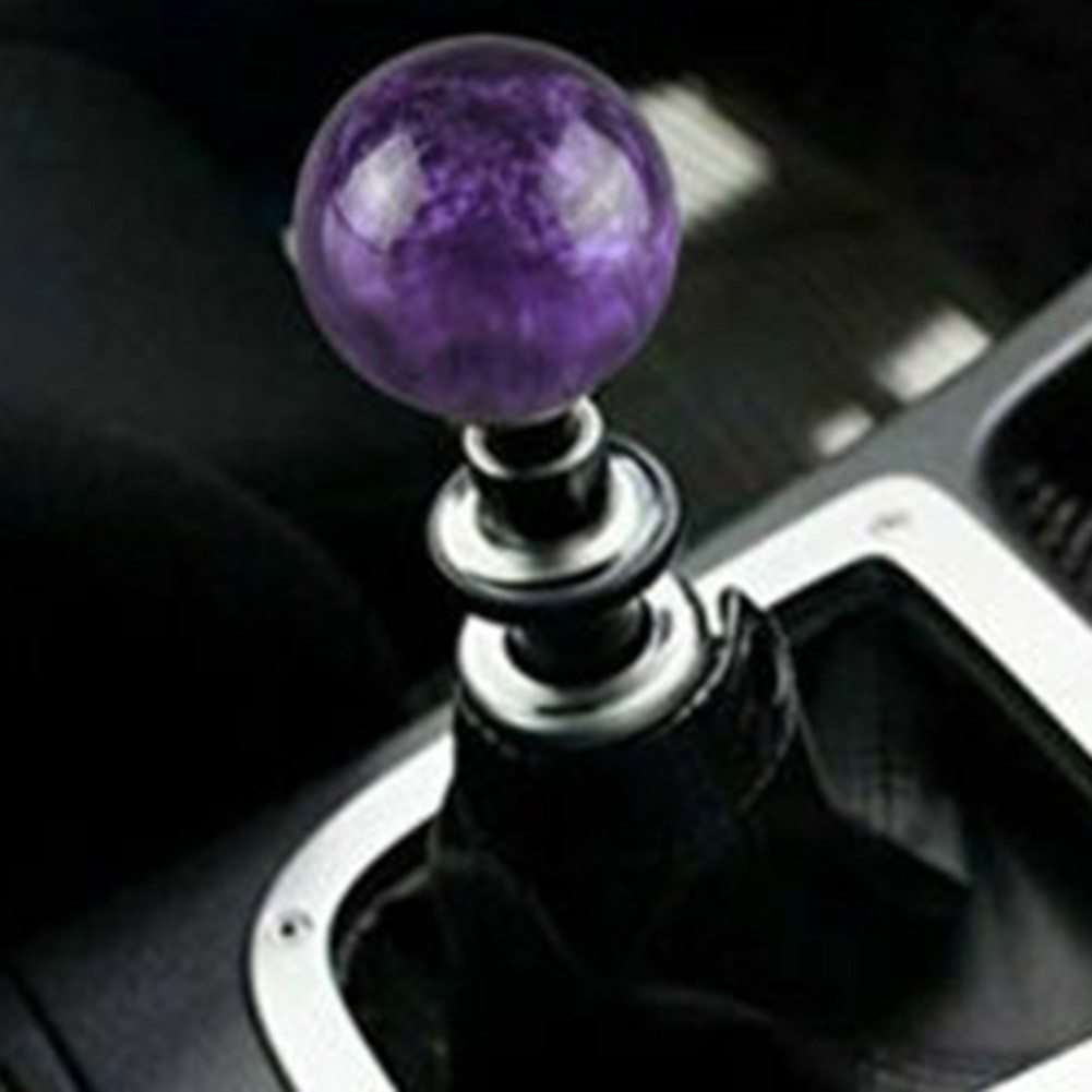 Purple Universal Manual 5 Speed Car Gear Stick Shift Knob Lever Shifter - image 4 of 5