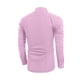 thumbnail image 3 of Sunloudy Hombres Primavera Otoño Camisa Casual Color Sólido Manga Larga Cuello Alto Botón Tops Sunloudy moda, 3 of 7