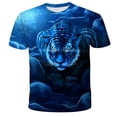 thumbnail image 1 of Linda serie de animales de león, nueva camiseta de juego para bebés, ropa con estampado de dibujos animados, camiseta de manga corta 3D Harajuku para 3-14 T7T Gao Jinjia LED, 1 of 2