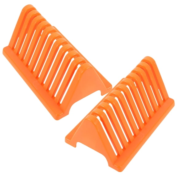 Raindrops 2Pcs PP Material Microscope Slides Staining Racks for Holding Slides for Staining 16.50X10.50X8.00Cm