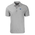 thumbnail image 2 of Men's Cutter & Buck  Heather Gray North Carolina Tar Heels Forge Eco Heathered Stripe Stretch Recycled Polo, 2 of 3