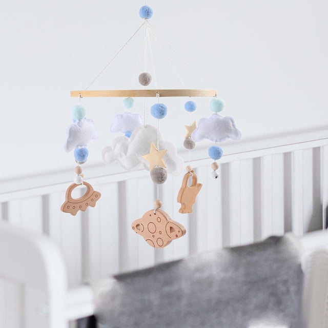 Universal Baby Bed Mobile Kids Musical Hanging Toy Music Box Hanger Nursery Baby Estilo B Hugo campana de cama