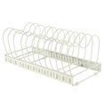 thumbnail image 2 of Rejilla retráctil para tapar ollas, rejilla de almacenamiento ajustable para cocina, rejilla para platos y cuencos de varias capas, rejilla de almacenamiento retráctil para el hogar, sin perforaciones, 2 of 5