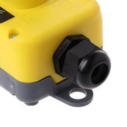 Hoist Crane Pendant Control Station Electric ON/Off Hoist Control Switch Emergency Stop Push Button Switch Easy to Use