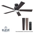 thumbnail image 3 of Noble Bronze 52 Inch 5 Blade Indoor Ceiling Fan, Ideal for Bedrooms and Living Rooms, Quiet DC Motor, LED Light with Remote, Eleve Comfort, 3 of 11