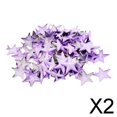 thumbnail image 1 of Remaches de garra de estrella BLESIY 50 Uds para Manualidades DIY color Púrpura, 1 of 8