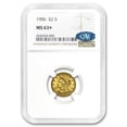 thumbnail image 1 of 1906 $2.50 Liberty Gold Quarter Eagle MS-63+ NGC (CAC), 1 of 3