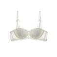 thumbnail image 4 of Sakmal Lace Womens Bras No Underwire Lace Underwire Lift White Stretch Ladies Bras 36, 4 of 4