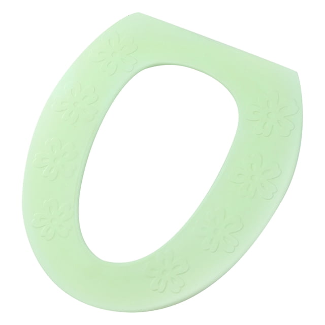 Cojín reutilizable Sincero impermeable para asiento de inodoro de EVA almohadilla de baño cálida y suave verde flor