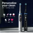 thumbnail image 4 of Oral-B iO Series 10 Rechargeable Electric Toothbrush with Ultimate Clean and Gentle Care Replacement Brush Heads, Black, and Charger, 4 of 18