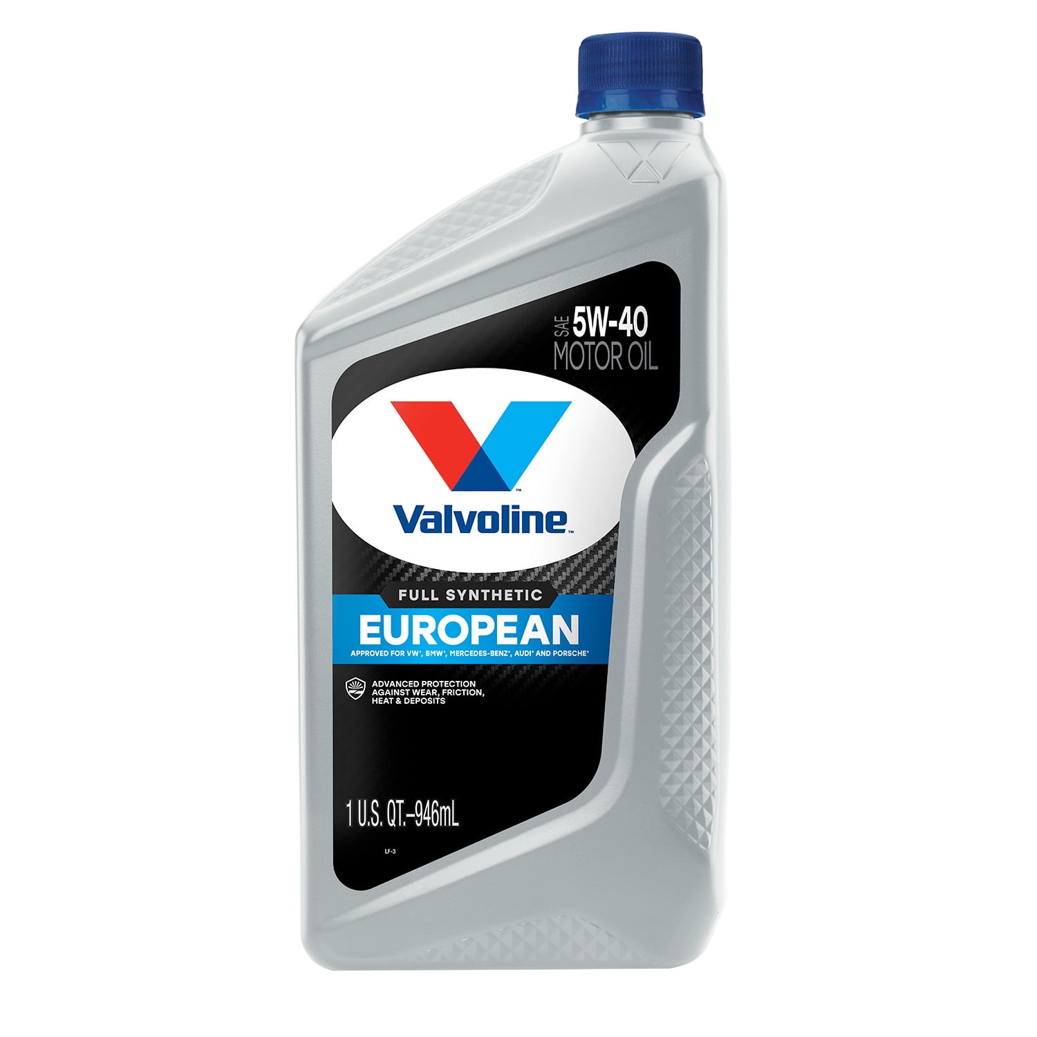 Valvoline European Vehicle Full Synthetic 5W-40 Motor Oil 1 QT