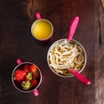 thumbnail image 6 of Innobaby Din Din Smart Stainless Steel 11 oz Feeding Bowl with Handles for Babies, Toddlers and Kids. BPA free, Green, 6 of 9
