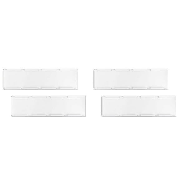 4X Yogurt Organizer for Fridge, Holder Refrigerator Slider Sliding