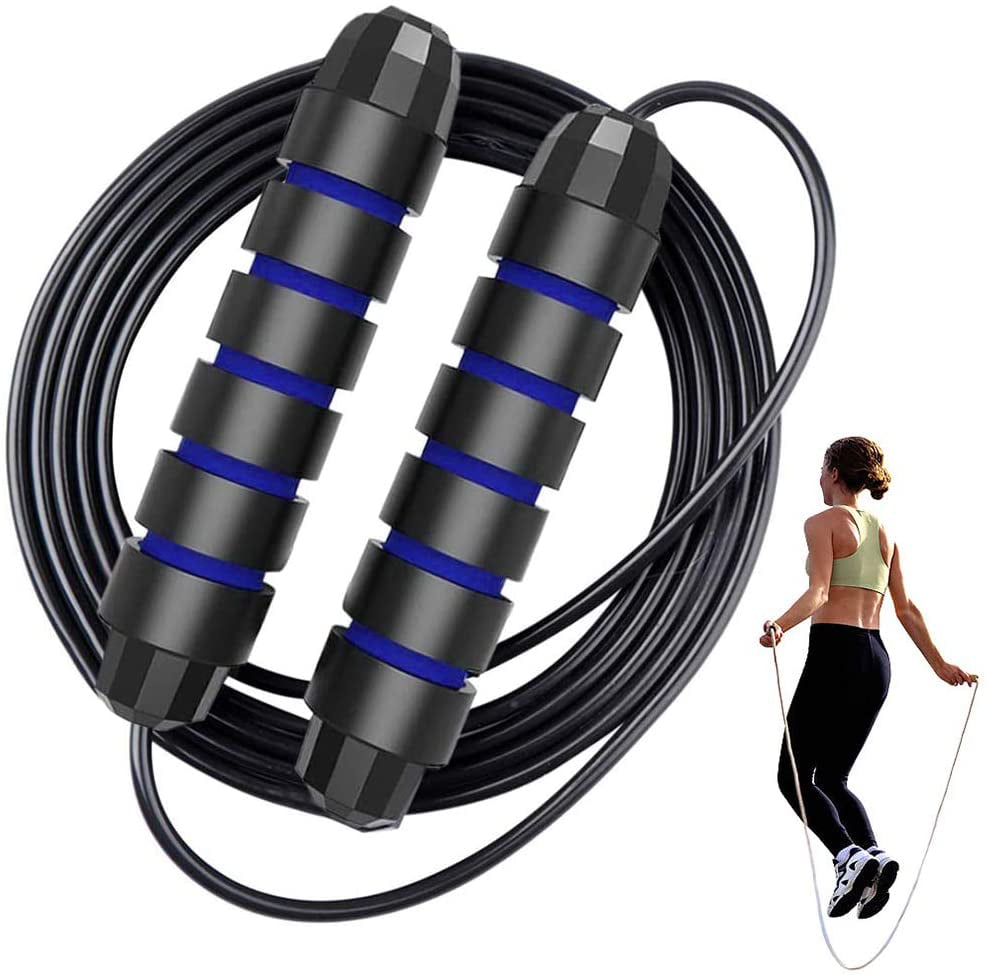 Tangle-Free Rapid Speed Jumping skipping Rope Cable with Ball Bearings Steel 