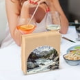 thumbnail image 3 of Yayeee Napkin Holder for Table Kitchen Paper Tissue Organization, River and Mountains, 3 of 8