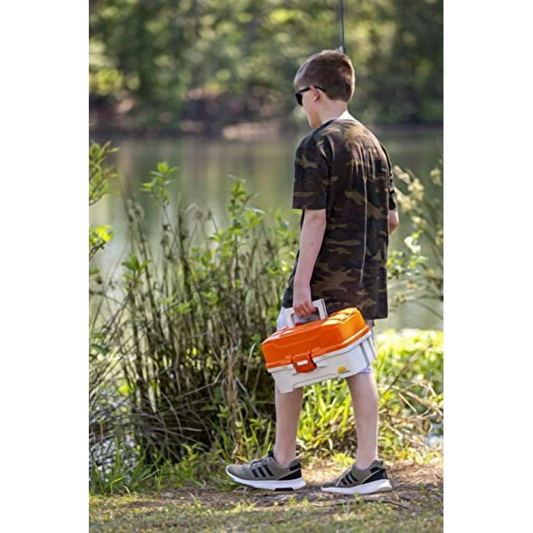 Plano, Fishing Tackle Box, Let's Fish! 2-Tray, 14-25 Compartments - Walmart.com Plano, Fishing Tackle Box, Let's Fish! 2-Tray, 14-25 Compartments - Walmart.com