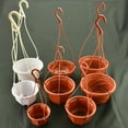 thumbnail image 5 of Farfi Durable Flowerpot Multiple Specifications Anti-sun Plant Accessories Fall-resistant Holes Flower Planter for Plants (Coffee,Size 2), 5 of 13