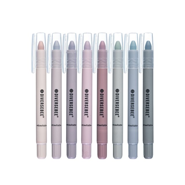 DiverseBee Bible Highlighters and Pens No Bleed, 8 Pack Assorted Colors Gel Highlighters Set, Bible Markers No Bleed Through, Cute Bible Study Journaling School Supplies, Bible Accessories (Dusty)