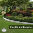 thumbnail image 6 of 5PCS Outdoor Yard Barrier Steel Lawn Edging Metal Landscape Edging Grey 3"x39", 6 of 15