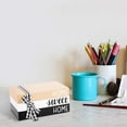 thumbnail image 4 of Desktop ornament,Sweet Home Wooden Stacked Books Decor Wooden Box For Entry Table Decorative Stacked Books Decor, 4 of 6
