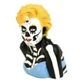 thumbnail image 5 of Day of The Dead Sugar Skull Blonde Marilyn in Blue Tie Tube Top Figurine 4" Tall, 5 of 8