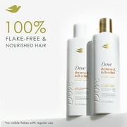Dove Damage Therapy Derma Anti-Dandruff Shampoo for Flaky Scalp Dryness + Itch with Pyrithione Zinc & Coconut Oil, 12 oz
