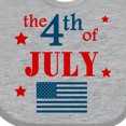 thumbnail image 4 of Inktastic The 4th of July- Boys or Girls Baby Bib, 4 of 4