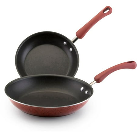 Paula Deen Nonstick Porcelain Enamel 9" & 11.5" Twin Pack Skillet Set