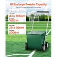 thumbnail image 4 of KFFKFF Dry Line Marker, 4-Wheel, 2 or 4 in Lines, Field Dry Line Chalker, Adjustable Line Marker, with Rubber Adjustment Handle, 65 lbs Large Powder Capacity, 4 of 9