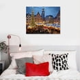 thumbnail image 4 of GOSMITH Christmas Market In Germany Poster Canvas Pictures Wall Art Decor Prints Printing For Living room/Home/Office, 4 of 4