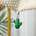 thumbnail image 2 of Set de 4 pinzas para mantel con pesos de cactus verde TwoFish, 2 of 6