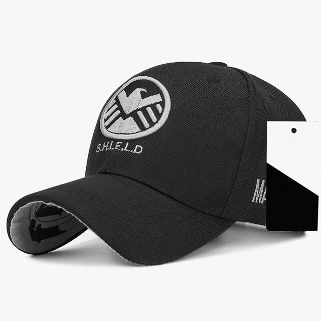 Disney-gorra de béisbol de Marvel para hombre y mujer, gorro de béisbol con bordado de escudo, estilo Hip Hop, snapback de algodón, para verano Fivean unisex