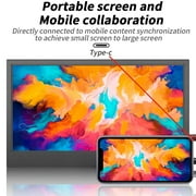 MUCAI 11.6 inch Portable Monitor 16:9 60Hz game screen 45% NTSC 250Cd/m² Laptop Mac Xbox PS4/5 Switch Display Type-c interface