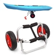 thumbnail image 4 of 65KG Loading Capacity Foldable Kayak Trolley Energy-saving Two-wheeled Carrier Cart, 4 of 6