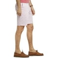 thumbnail image 2 of IZOD Men's Saltwater Stretch 9.5" Chino Printed Shorts, Pink Lady, 32, 2 of 7