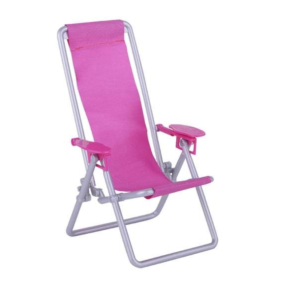 AYYUFE Dollhouse Chair Mini Foldable Dollhouse Furniture Beach Chair for Household