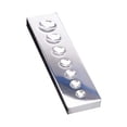 thumbnail image 4 of segolike Base de Réglage de Rivets en Cuir, Outil de Presse à Rivets en Cuir, Outil de Perçage en Acier Inoxydable Léger et Polyvalent pour Bricolage 7 en 1 10x2.5x0.75cm, 4 of 9