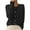 Black, variant on Women's Knit Cardigan Sweater Soft Round Neck Open Front Long Sleeve Casual Wear Comfortable Lightweight Versatile Stylish Loose Fit Cozy Winter Fall Spring Tops Beautiful Women's Skirt