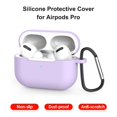 thumbnail image 1 of Funda protectora para auriculares Airpods Pro compatible con Bluetooth (púrpura), 1 of 6