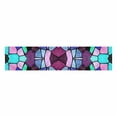 thumbnail image 2 of MKHERT Glass Kaleidoscope Mosaic Pattern Table Runner For Wedding Party Decoration Kitchen Decor Decoration 14x72 inch, 2 of 2